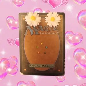 White Sunflower Clip On Earrings